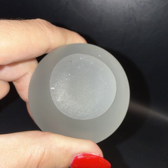 Hallmark Frosted Glass Apple Paperweight - Picture 4 of 5